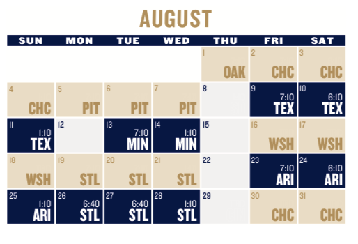 Brewers announce 2019 schedule - OnMilwaukee